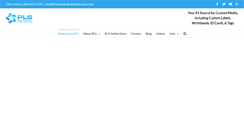 Desktop Screenshot of professionallabelsolutions.com